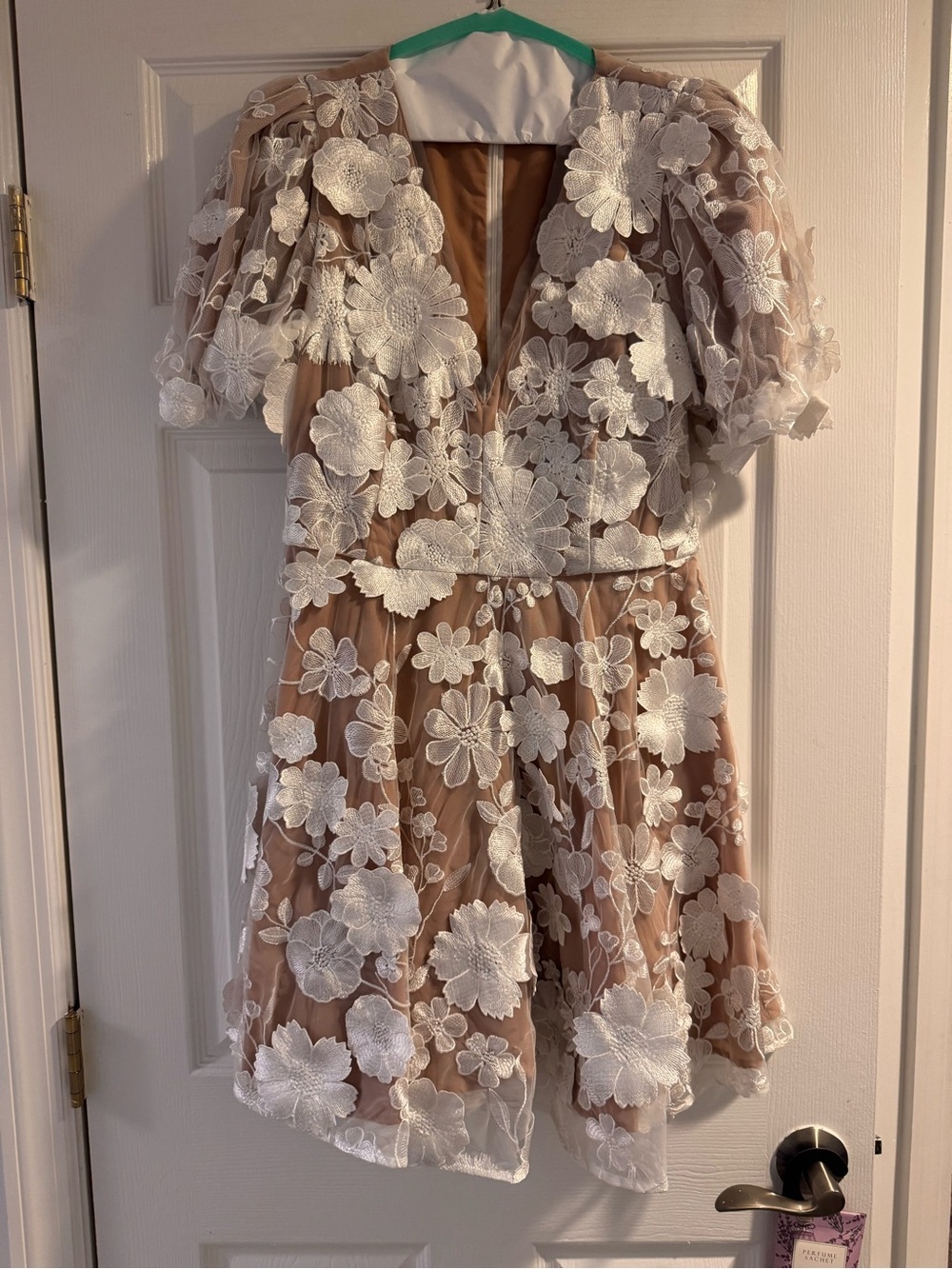 ELLIATT "Elle" Appliqué Mini Dress - LARGE